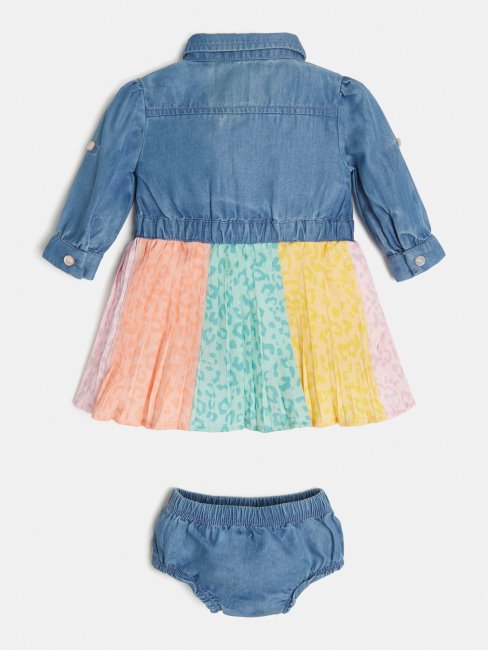 Robe En Jean Et Culotte Guess Bleu Multi