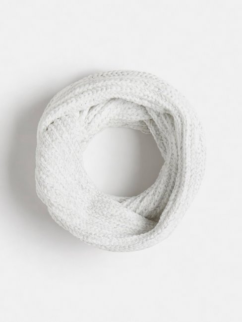 Foulard Guess Blanc Lurex