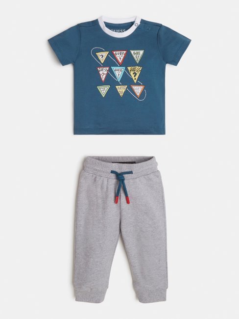 Ensemble T-shirt Et Pantalon Bleu Multi Guess