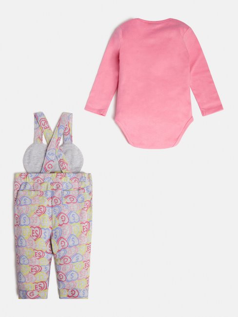 Ensemble Salopette Body Imprimé Rose Guess