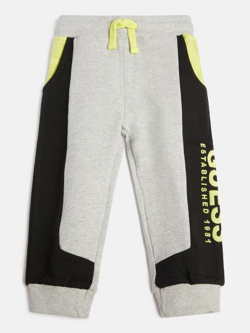 Pantalon Actif à Logo Sur Le Côté Guess Gris Multi