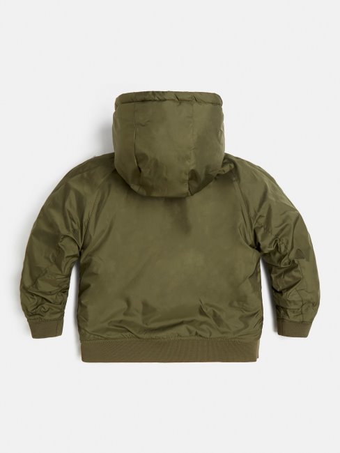 Guess Matelassé Réversible Vert à Plusieurs Capuches