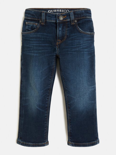 Pantalon Skinny En Denim Bleu Guess