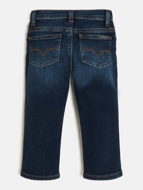 Pantalon Skinny En Denim Bleu Guess