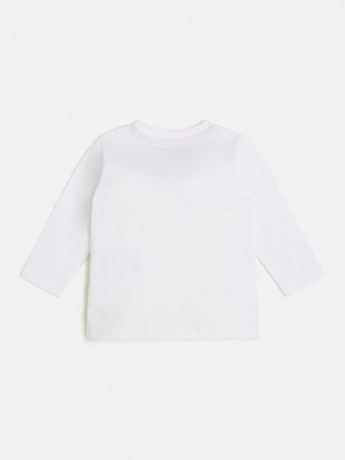T-shirt Blanc Logo Devant Guess New Trend