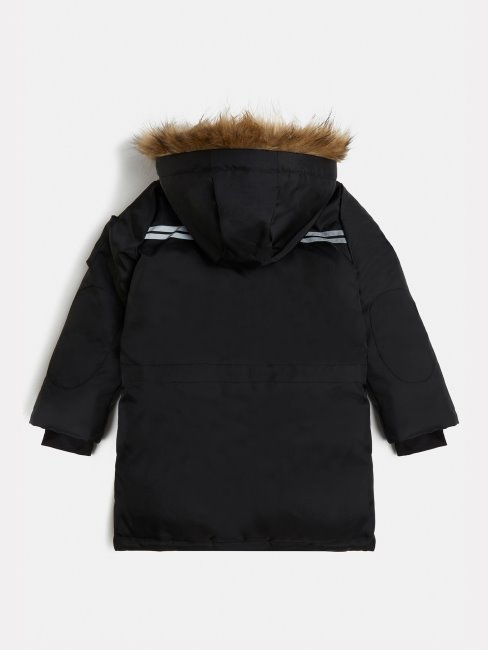 Parka à Capuche Noire Guess