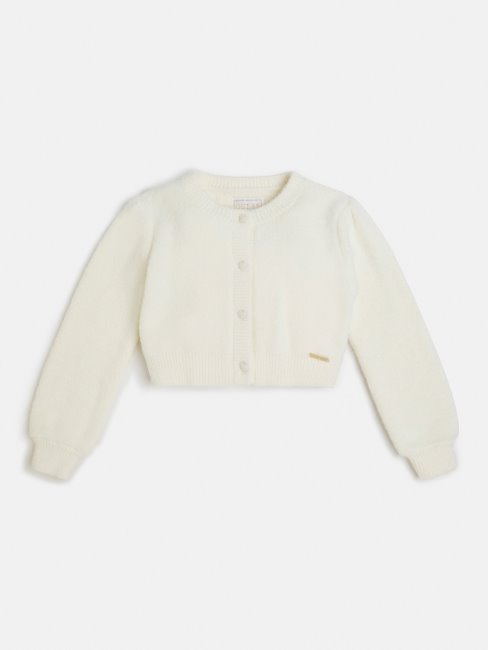 Pull Cardigan Blanc Guess