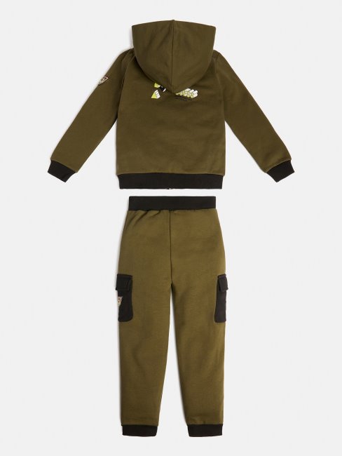 Ensemble Top Et Pantalon Actif Guess Vert