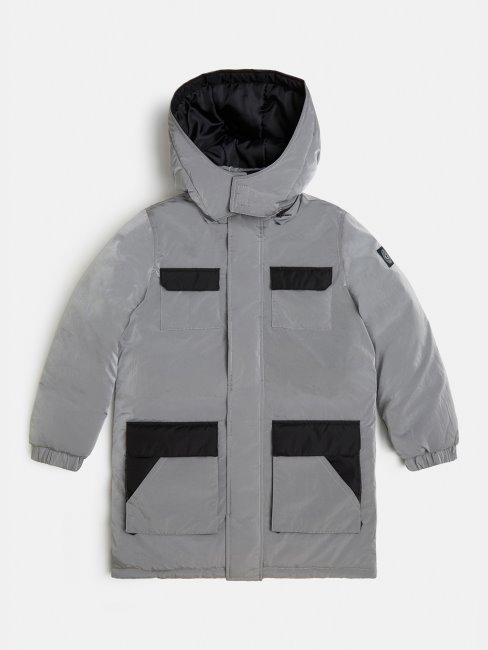 Guess Doudoune Argentée Irisée