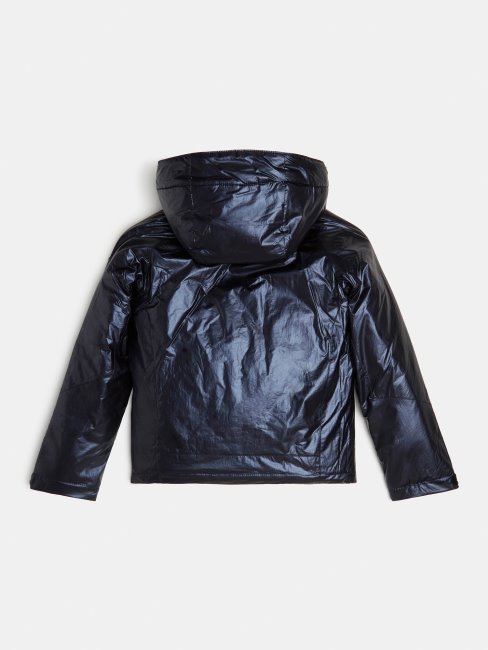 Coupe-vent Métallisé Bleu Guess