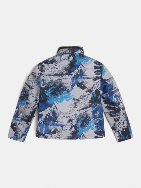 Imprimé Sur L'ensemble Bleu Multi