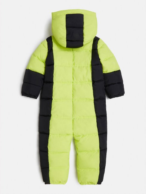 Grenouillère Verte Avec Logo Guess Sur Le Devant