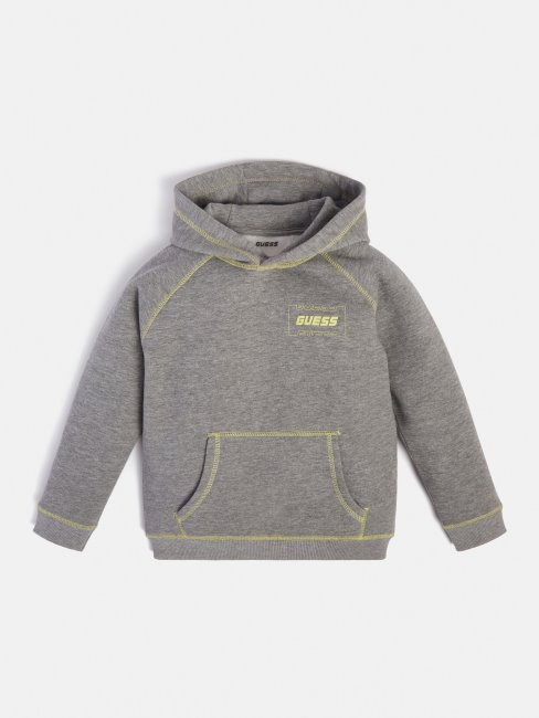 Sweat à Capuche Gris Guess