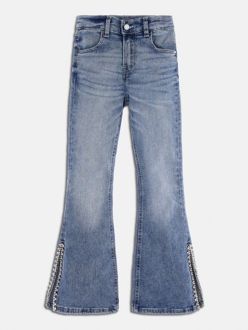 Pantalon Denim évasé Bleu Guess