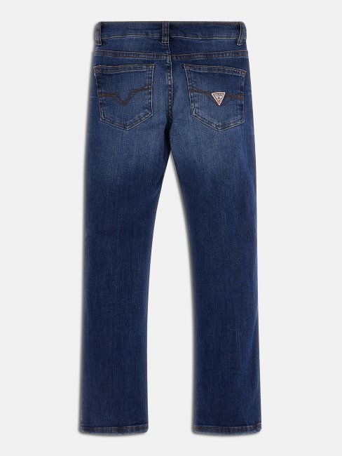 Pantalon En Jean Coupe Slim Bleu Guess Fashion