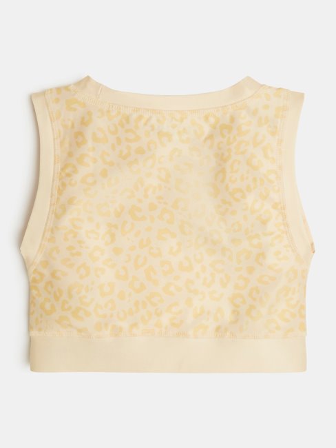 Soutien-gorge Actif Imprimé Guess All Over Jaune