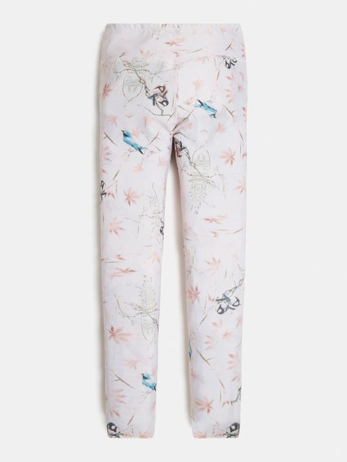 Legging Crème à Imprimé All Over Guess