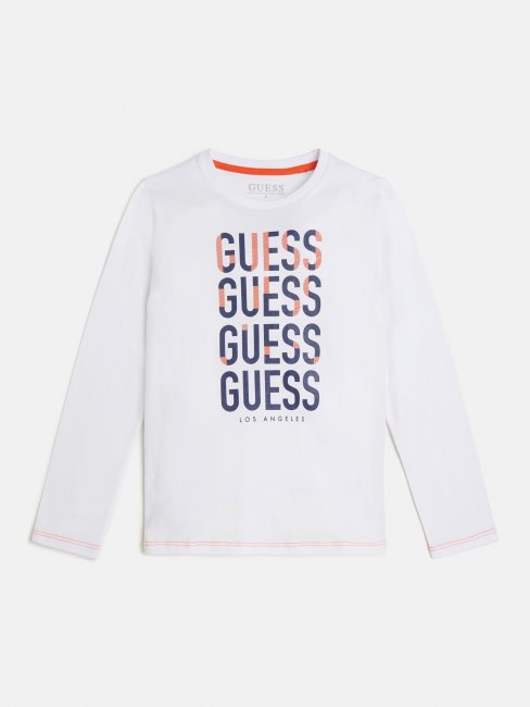 T-shirt Blanc à La Mode Avec Logo Sur Le Devant Nouveau