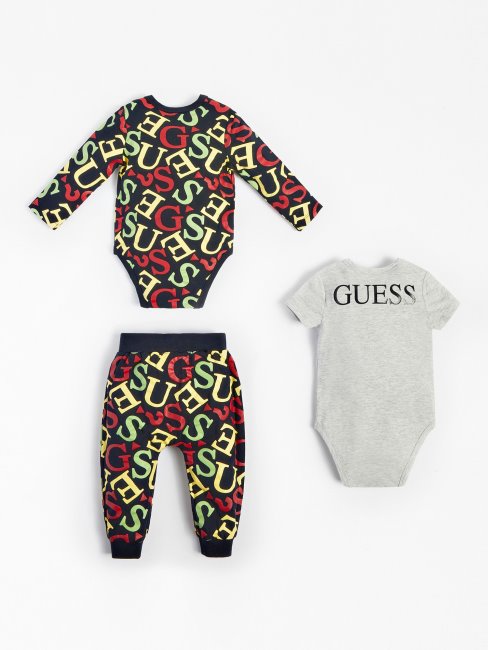 Guess Gris Multi Pack 2 Ensemble Body Et Pantalon