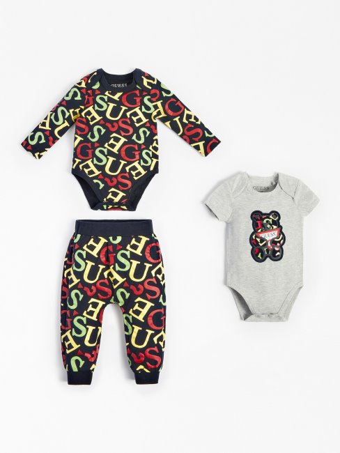 Guess Gris Multi Pack 2 Ensemble Body Et Pantalon