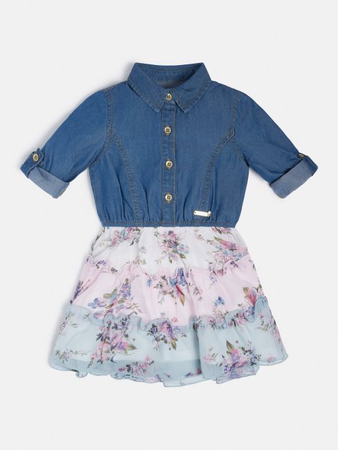 Guess Bleu Multi Robe En Jean