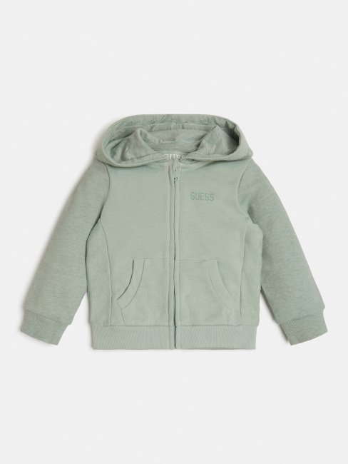 Sweat à Capuche Vert Clair Guess