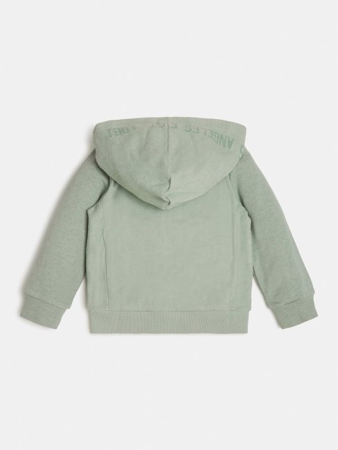 Sweat à Capuche Vert Clair Guess
