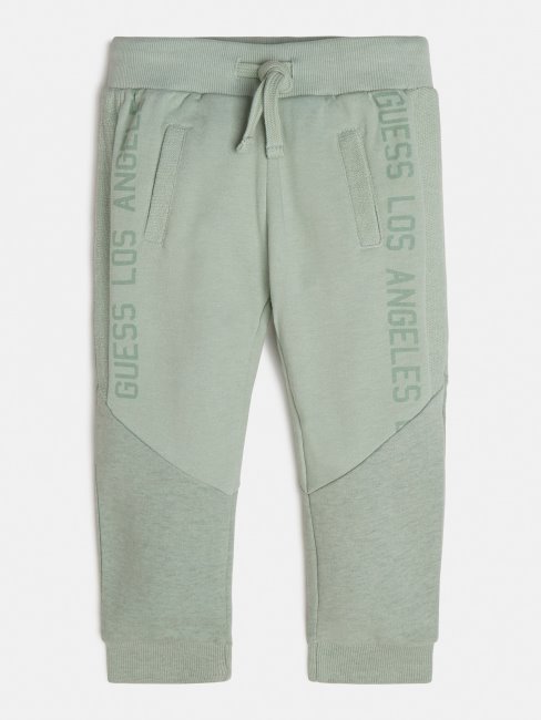 Pantalon Actif Avec Logo Sur Le Côté Guess Vert Clair