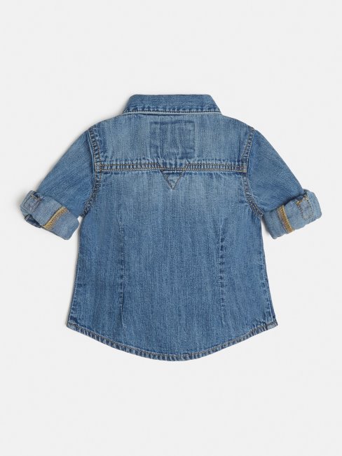 Chemise En Jean Guess Bleu