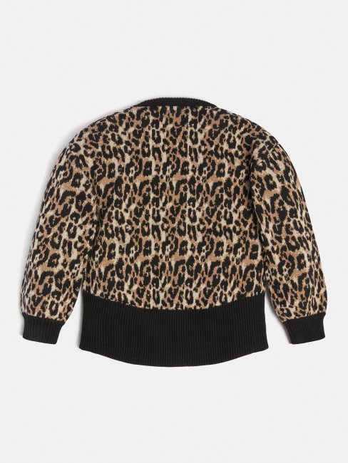 Animalier All Over Cardigan Guess