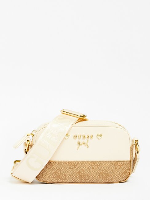 Guess Micole 4g ​​​​sac Bandoulière Logo Blanc