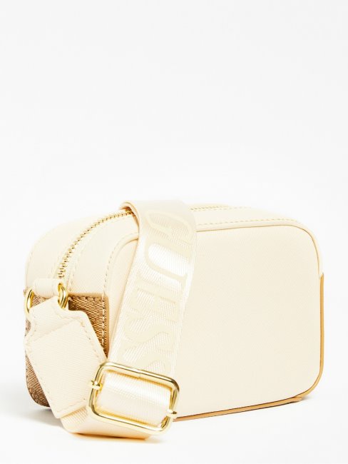 Guess Micole 4g ​​​​sac Bandoulière Logo Blanc