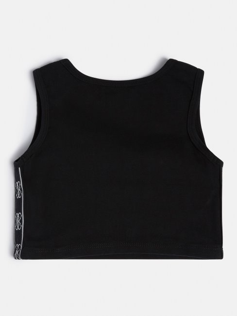 Soutien-gorge Actif Avec Logo Sur Le Devant Noir Guess