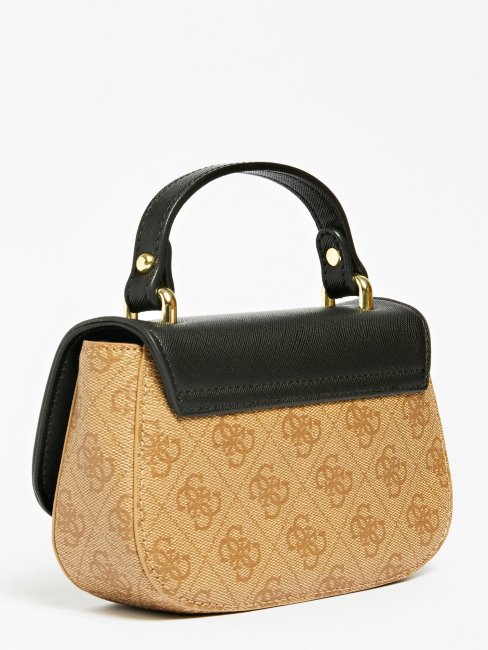 Sac à Main Noir Micole 4g ​​​​logo Guess