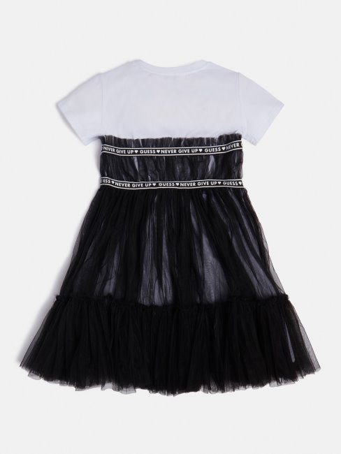 Robe Tulle Empiècement Guess Noir