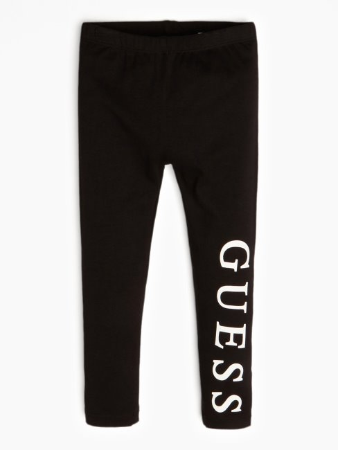 Legging Logo Devant Guess Noir