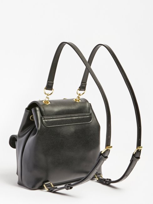 Sac à Dos Simili Cuir Noir Guess