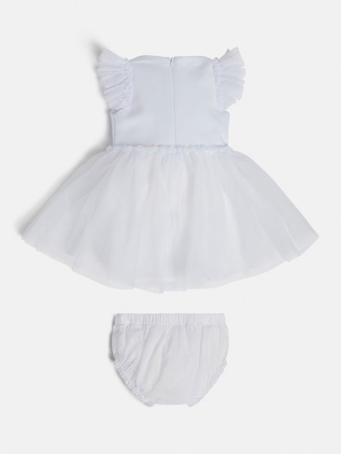 Guess Ensemble Robe Et Culotte En Tulle Blanc