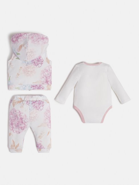 Ensemble Sweat Pantalon Et Body Guess Multi Rose