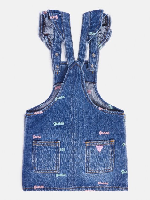 Guess Robe En Jean Bleu