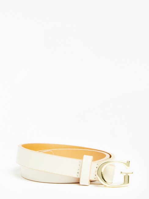 Ceinture Micole 4g ​​​​logo Blanc Guess