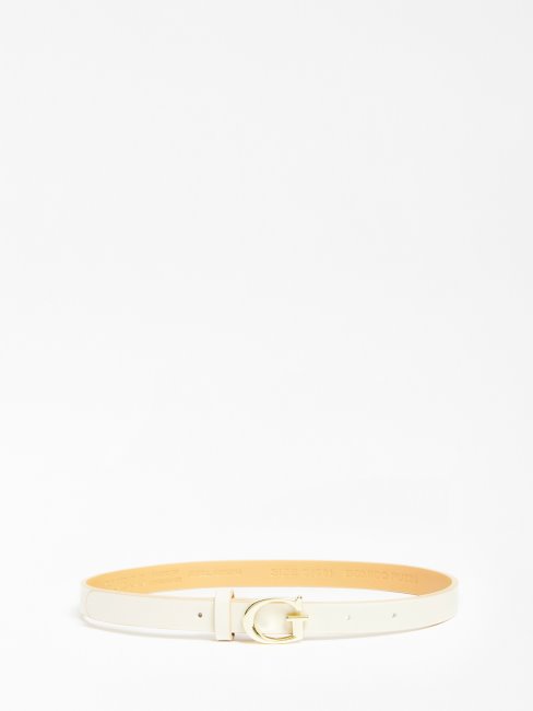 Ceinture Micole 4g ​​​​logo Blanc Guess