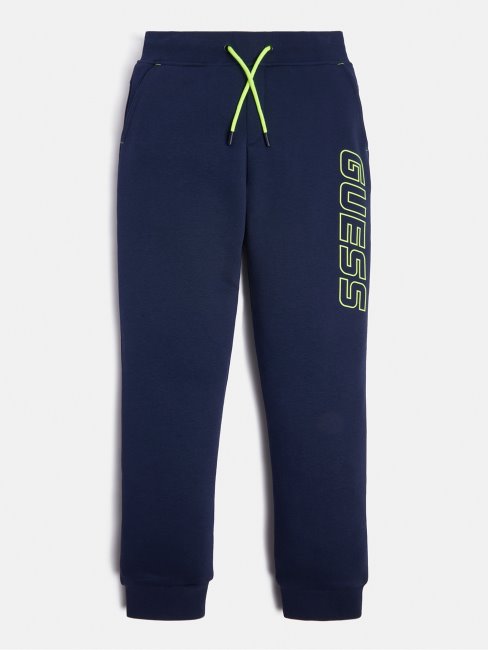 Pantalon Actif Avec Logo Sur Le Devant Guess Bleu