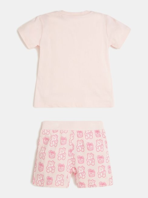 T-shirt Et Ensemble Short Guess Rose