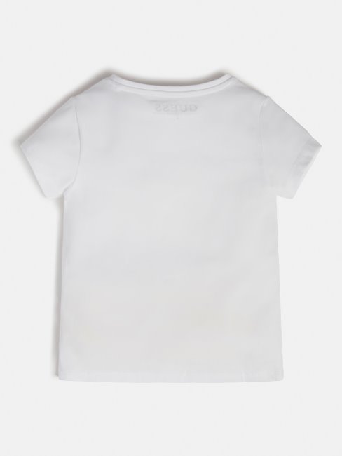 T-shirt Imprimé Devant Guess Blanc