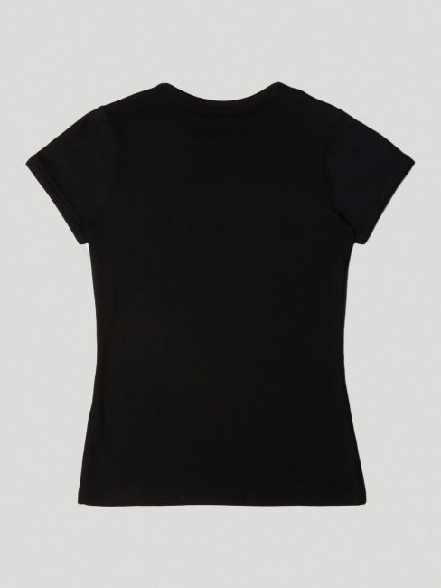 Tee Shirt Avec Logo Triangle Guess Noir