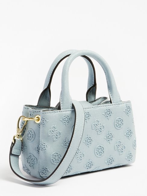 Sac à Bandoulière Gris Logo All Over 4g Guess