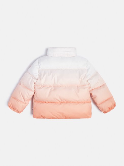 Doudoune Orange Dégradé De Couleur Guess