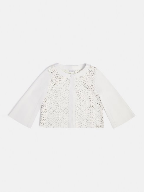 Veste Simili Cuir Guess Blanc