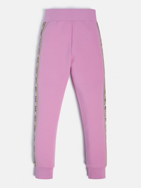 Pantalon Actif à Logo Sur Le Côté Rose Guess